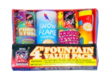 Fireworks - Fountains Fireworks - 4in FOUNTAIN PACK