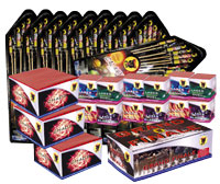 Fireworks - 200G Multi-Shot Cake Aerials - FIREWORKS JUNKIE
