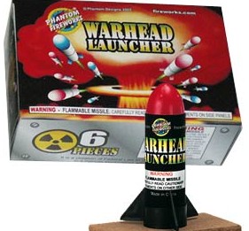 Fireworks - 200G Multi-Shot Cake Aerials - WARHEAD LAUNCHER