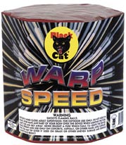 Fireworks - 200G Multi-Shot Cake Aerials - WARP SPEED B.C.