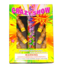 Fireworks - Reloadable Artillery Shells - CRAZY SHOW