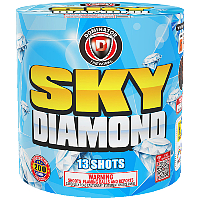 Fireworks - 200G Multi-Shot Cake Aerials - Sky Diamond 200g Fireworks Cake
