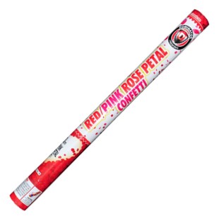 Fireworks - Novelties - 60 CM Confetti Cannon - red/pink rose petal