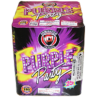 Fireworks - 200G Multi-Shot Cake Aerials - Purple Party
