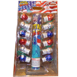 Fireworks - Reloadable Artillery Shells - Total Blast - 12 shot-  - Artillery Shells