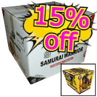 Fireworks - Wholesale Fireworks - 15% Off Samurai Warrior Wholesale Case 8/1