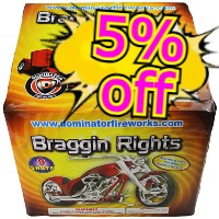 Fireworks - 500g Firework Cakes - Braggin Rights - 500g Cake