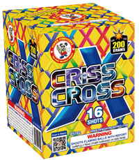 Fireworks - 200G Multi-Shot Cake Aerials - Criss Cross
