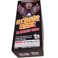 Black Box Artillery Compact Box 12 Shot Fireworks For Sale - Reloadable Artillery Shells 