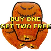 Sky Lantern Pumpkin Buy One Get Two Fireworks For Sale - Novelties 