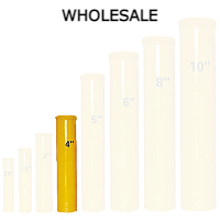4 inch Fiberglass Mortar with Plug Wholesale Case 1/1 Fireworks For Sale - Wholesale Fireworks 