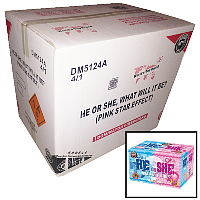 Fireworks - Wholesale Fireworks - He or She What Will it Be? Girl Wholesale Case 4/1