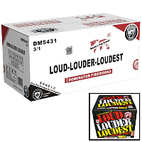 Loud-Louder-Loudest Wholesale Case 3/1 Fireworks For Sale - Wholesale Fireworks 