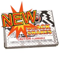 Fireworks - Snakes Firework Non-explosive No Minimum order and lower shipping rates! - Snakes Black 6 Piece