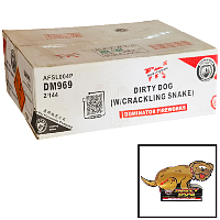 Dirty Dog with Crackling Snake Wholesale Case 288/1 Fireworks For Sale - Wholesale Fireworks 