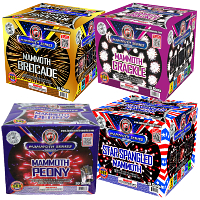 Fireworks - 500g Firework Cakes - Mammoth Aerial 500g Fireworks Assortment