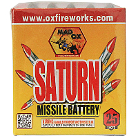 25 Shot Saturn Missile 1 Piece Fireworks For Sale - Missiles 