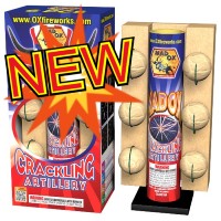 Mad Ox Crackling Reloadable Artillery 6 Shot Fireworks For Sale - Reloadable Artillery Shells 