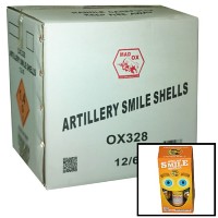 Artillery Smile Shells Reloadable Wholesale Case 12/6 Fireworks For Sale - Wholesale Fireworks 
