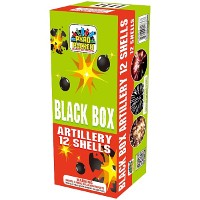 Fireworks - Reloadable Artillery Shells - Black Box Artillery Compact Box 12 Shot