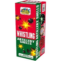 Fireworks - Reloadable Artillery Shells - Whistling Artillery Compact box 6 Shot