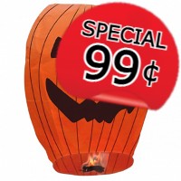 Fireworks - Novelties - 99 CENT SPECIAL Sky Lantern Pumpkin 1 Piece