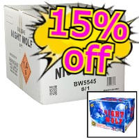Fireworks - Wholesale Fireworks - 15% Off Night Wolf Wholesale Case 8/1