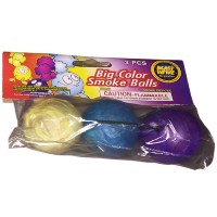 Fireworks - Smoke Items - Big Color Smoke Balls 3 Piece