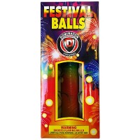Fireworks - Reloadable Artillery Shells - 1.75 inch Festival Balls Artillery Shells 6 Shot Reloadable Artillery