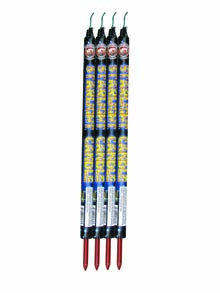 Fireworks - Roman Candles - 5 BALL STARLIGHT CANDLE