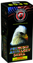 Fireworks - Reloadable Artillery Shells - Dominator Black Box Artillery 12 Shot