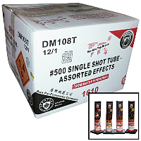 Fireworks - Wholesale Fireworks - #500 Single Shot Tube Assorted Effects Wholesale Case 12/1