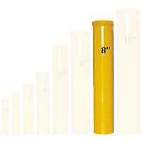 Fireworks - Fiberglass Mortar Tubes - 8 inch Fiberglass Mortar