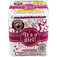 Fireworks - 200G Multi-Shot Cake Aerials - Its a Girl! 200g Fireworks Cake