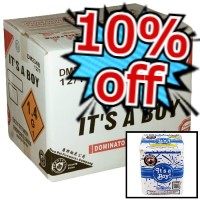 Fireworks - Wholesale Fireworks - 10% off Its a Boy! 200g Wholesale Case 12/1