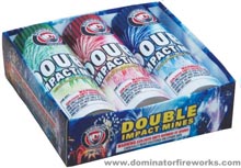 Fireworks - 200G Multi-Shot Cake Aerials - Double Impact Mines 200g Fireworks Cake