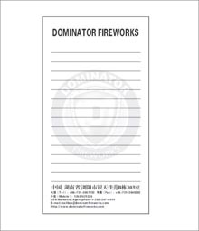 Fireworks - Fireworks Promotional Supplies - Dominator Memo Pads
