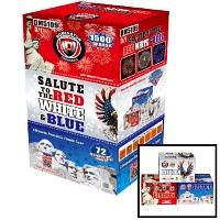 Fireworks - Wholesale Fireworks - Salute to the Red White and Blue Wholesale Case 1/1