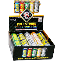 Fireworks - Smoke Items - Pull String Smoke 60s 10 Piece