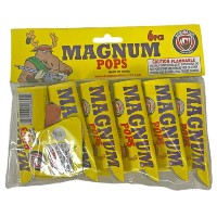 Fireworks - Party Poppers - Magnum Pops 6 Piece