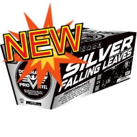 Fireworks - 500G Firework Cakes - Silver Falling Leaves 500g Fireworks Cake