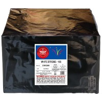 Fireworks - 500G Firework Cakes - 10 Shot Vertical 2 inch White Strobe Shells 500g Fireworks Cake