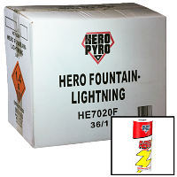 Fireworks - Wholesale Fireworks - Hero Fountain Lightning Wholesale Case 36/1