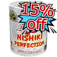 Fireworks - 200G Multi-Shot Cake Aerials - Nishiki Perfection 200g Fireworks Cake