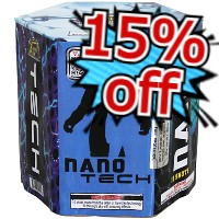 Fireworks - 200G Multi-Shot Cake Aerials - Nano Tech 200g Fireworks Cake