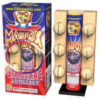 Fireworks - Reloadable Artillery Shells - Mad Ox Crackling Reloadable Artillery 6 Shot