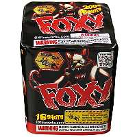 Fireworks - 200G Multi-Shot Cake Aerials - Foxy 200g Fireworks Cake