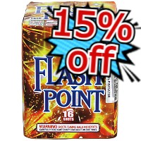 Fireworks - 200G Multi-Shot Cake Aerials - Flash Point 200g Fireworks Cake