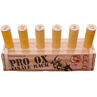 Fireworks - 500G Firework Cakes - Pro OX Finale Rack with Real Fiberglass Tubes 500g Fireworks Cake
