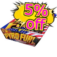 Fireworks - 500G Firework Cakes - 5% Off Pyro Fury 500g Fireworks Cake